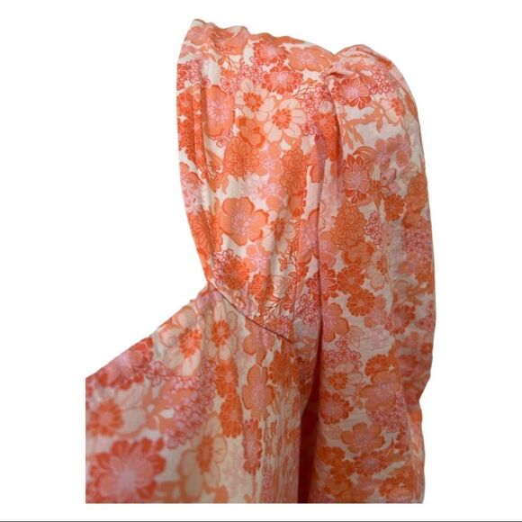 BPāāOrange/PeachĀ SummerāDressāsizeā-Medium - Picture 5 of 10